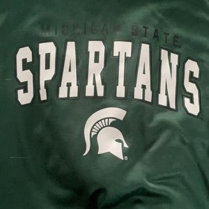 Michigan State Green dry fit sweatshirt XL